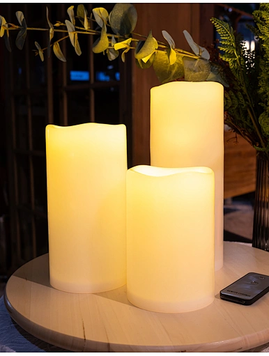 flameless flickering led candles