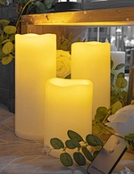 flickering candles